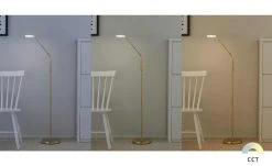 Fischer-Honsel LED-Leseleuchte, Messing-matt mit Dimmer -Innenleuchten Verkaufsladen 10689928 4 202104301233