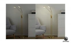 Fischer-Honsel LED-Leseleuchte, 2-flammig, Messing-matt mit Dimmer 16 Fischer-Honsel LED-Leseleuchte, 2-flammig, Messing-matt mit Dimmer -Innenleuchten Verkaufsladen 10689929 7 202105112233