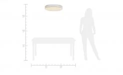 Trio LED-Deckenleuchte mit Stoffschirm -Innenleuchten Verkaufsladen 11680049 2 202002252238