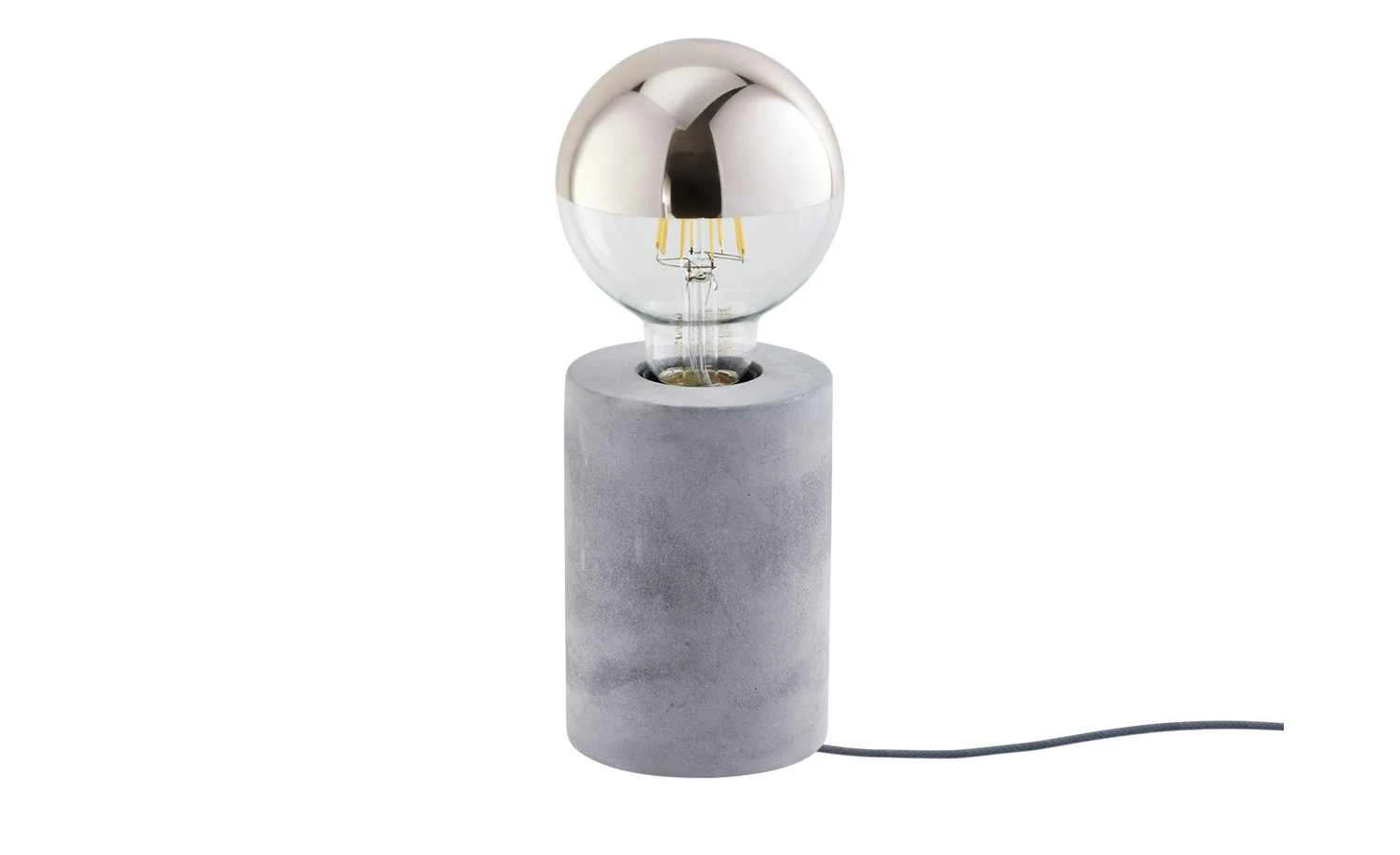 Tischleuchte, 1-flammig, Betonfuß 1 Tischleuchte, 1-flammig, Betonfuß