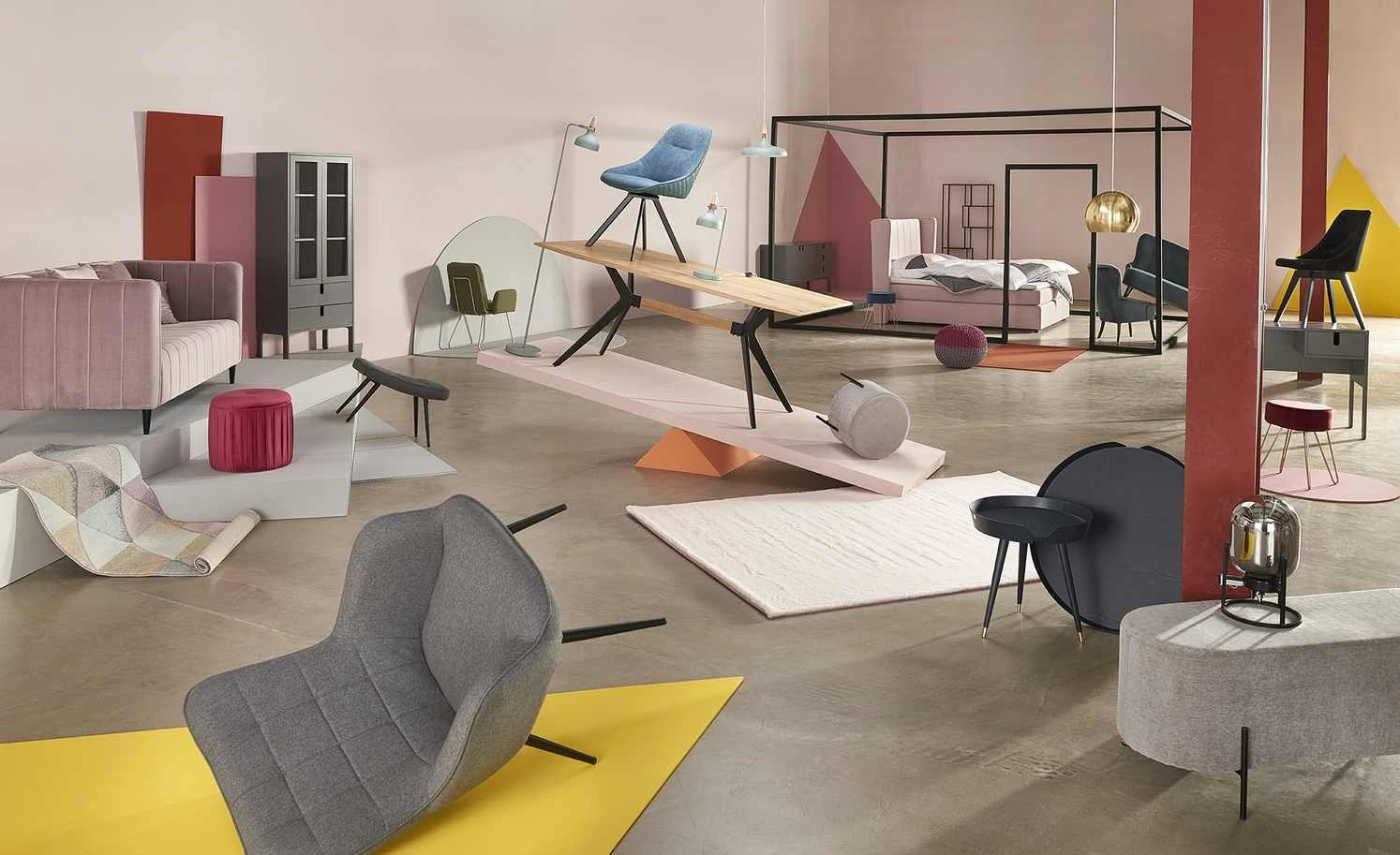 Tischleuchte, 1-flammig, Softgrün 2 Tischleuchte, 1-flammig, Softgrün – Bild 2