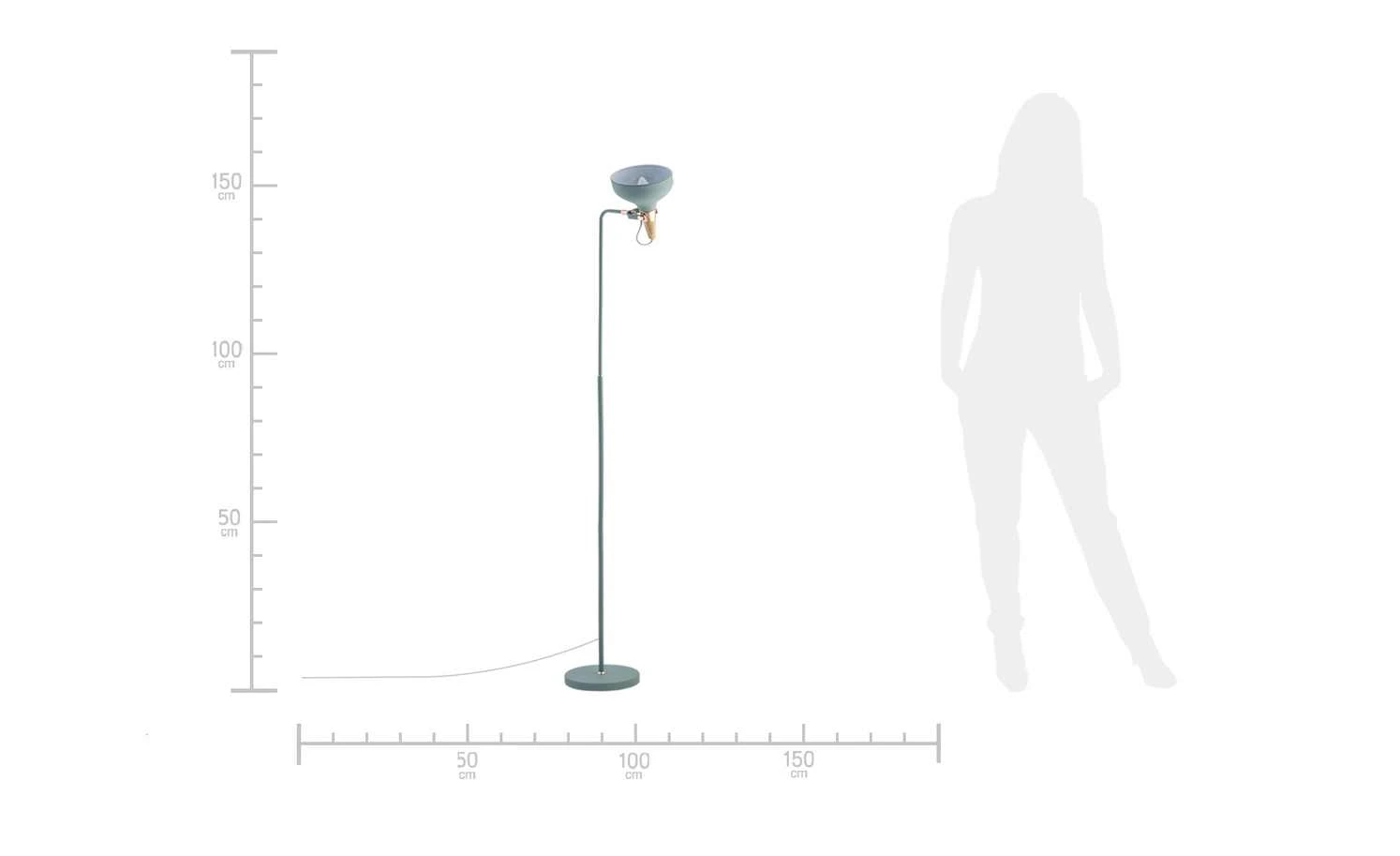 Stehleuchte, 1-flammig, Softgrün 10 Stehleuchte, 1-flammig, Softgrün – Bild 10