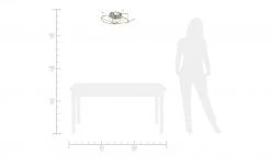 KHG LED-Deckenleuchte, 5-flammig, Chrom -Innenleuchten Verkaufsladen 11680374 1 202002252238