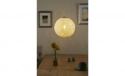 for friends Pendelleuchte, 1-flammig, Kunststoffkugel weiß