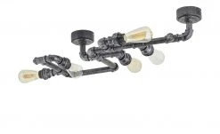 HOME STORY Decken-/ Wandleuchte, 5-flammig Pipe -Innenleuchten Verkaufsladen 11680435 7 202106142233