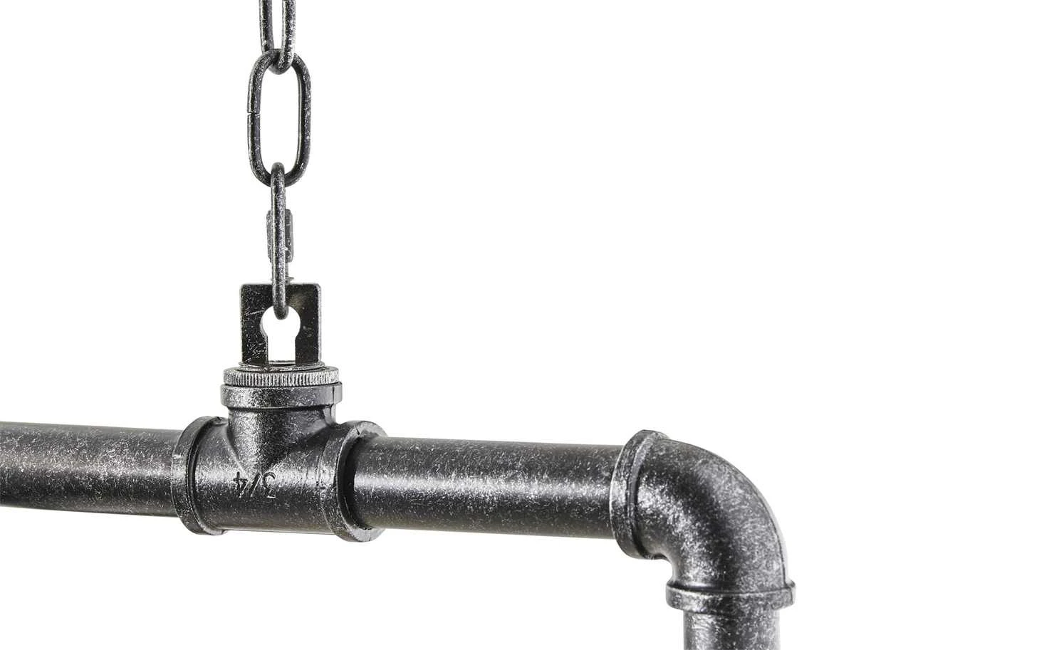 HOME STORY Pendelleuchte, 6-flammig, Schwarz 5 HOME STORY Pendelleuchte, 6-flammig, Schwarz – Bild 5