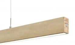 HOME STORY LED-Holz-Pendelleuchte, 1-flammig mit Dimmer -Innenleuchten Verkaufsladen 11680469 2 201911252247