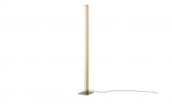 HOME STORY LED-Holz-Stehleuchte, mit Dimmer