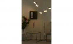 KHG Bogenleuchte, 5-flammig, chrom