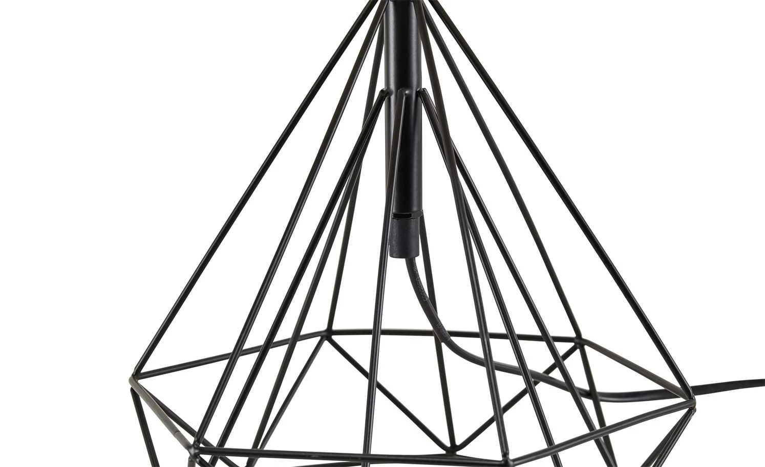 KHG Tischleuchte, 1-flammig, schwarz mit Stoffschirm 4 KHG Tischleuchte, 1-flammig, schwarz mit Stoffschirm – Bild 4