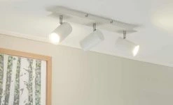 Trio Deckenspot, 3-flammig, weiß