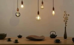 Trio Pendelleuchte, 5-flammig, kupferantikfarbig