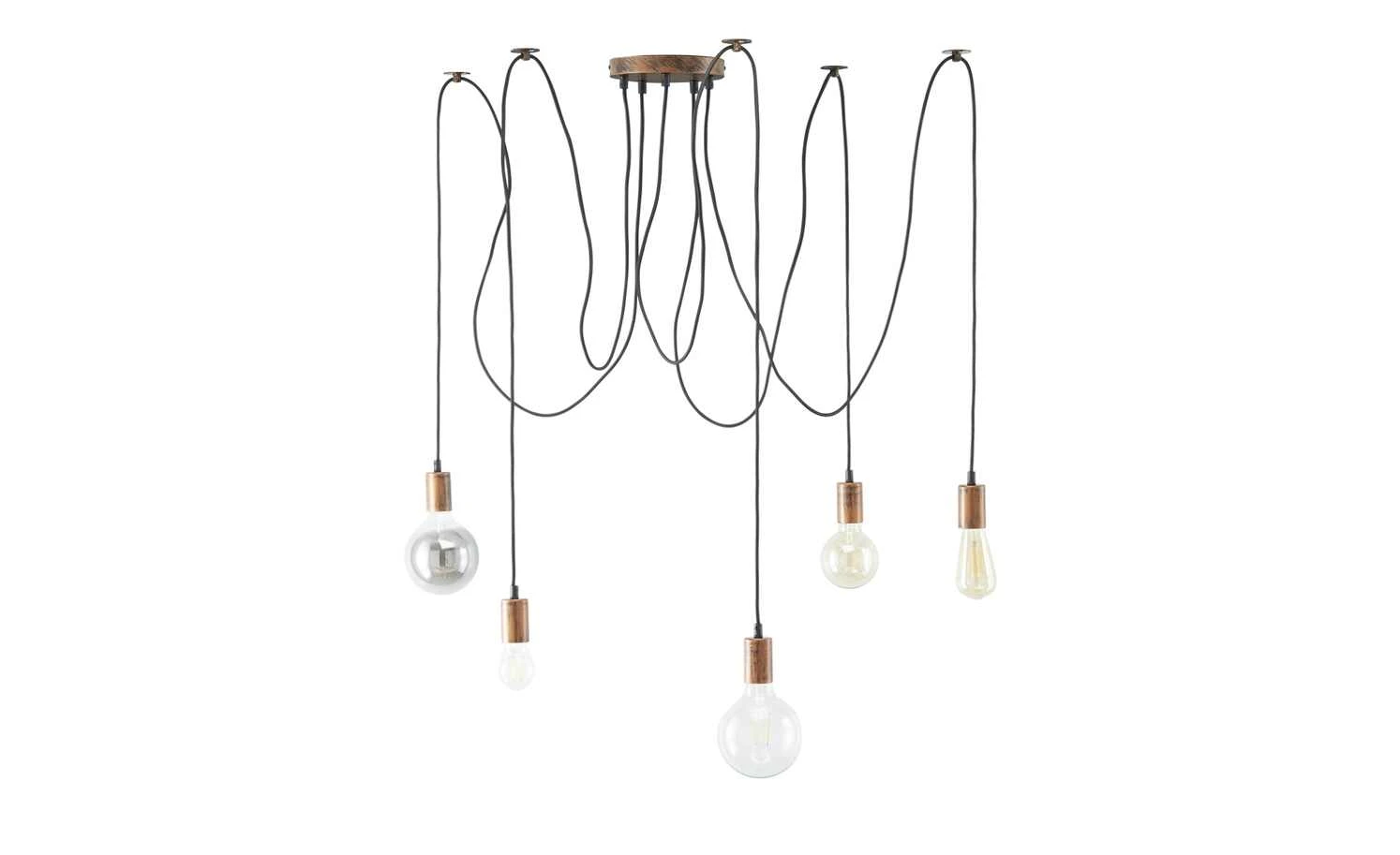 Trio Pendelleuchte, 5-flammig, kupferantikfarbig 3 Trio Pendelleuchte, 5-flammig, kupferantikfarbig – Bild 3