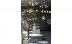 KHG Deckenleuchte, 3-flammig mit Rauchglas