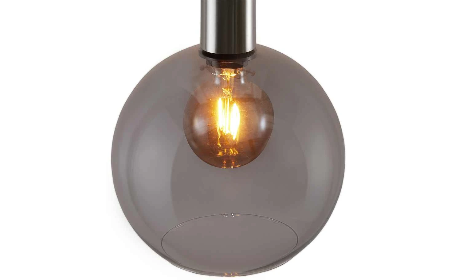 KHG Pendelleuchte, 1-flammig, Rauchglas 3 KHG Pendelleuchte, 1-flammig, Rauchglas – Bild 3