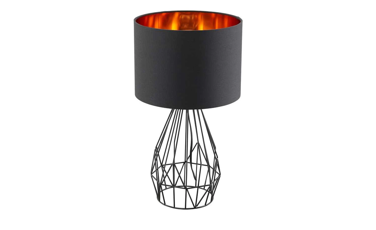 KHG Tischleuchte, 1-flammig, Schwarz / goldfarben 4 KHG Tischleuchte, 1-flammig, Schwarz / goldfarben – Bild 4