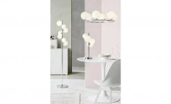 Meisterleuchten Stehleuchte, 7-flammig, mit Glaskugeln