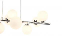 Meisterleuchten Pendelleuchte, 10-flammig, ´gerade´mit Glaskugeln -Innenleuchten Verkaufsladen 11680624 6 202202242232