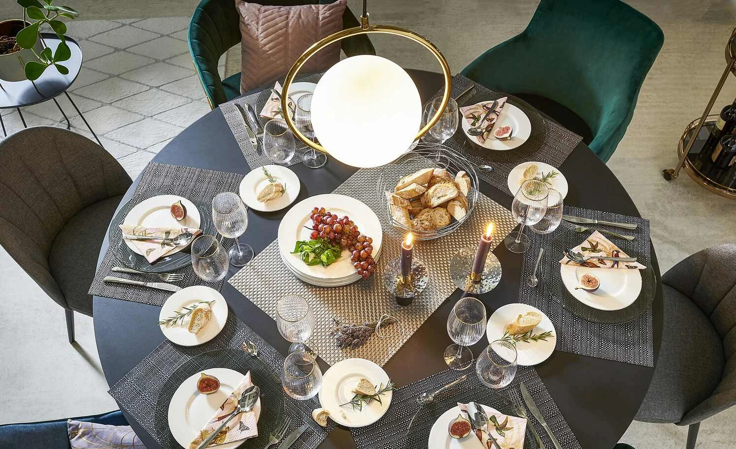 KHG Pendelleuchte, 1-flammig, altmessing mit Glaskugel 4 KHG Pendelleuchte, 1-flammig, altmessing mit Glaskugel – Bild 4