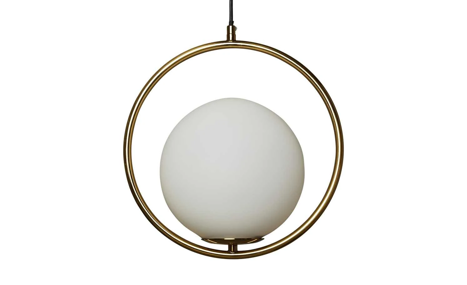 KHG Pendelleuchte, 1-flammig, altmessing mit Glaskugel 6 KHG Pendelleuchte, 1-flammig, altmessing mit Glaskugel – Bild 6