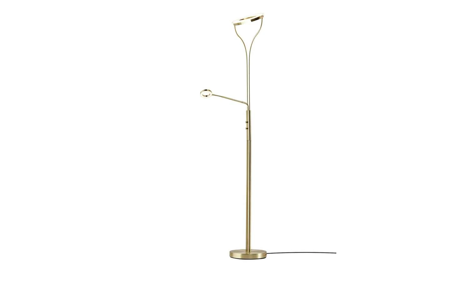 Meisterleuchten LED-Deckenfluter, 2-flammig, messing-matt | Messing matt 2 Meisterleuchten LED-Deckenfluter, 2-flammig, messing-matt | Messing matt – Bild 2