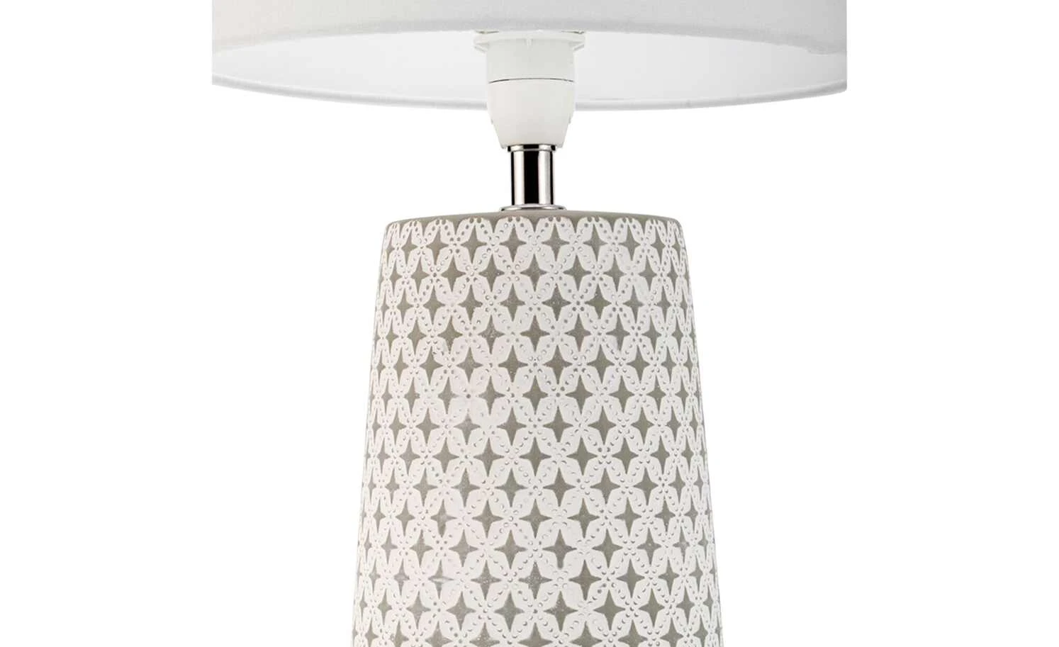 Tischleuchte, 1-flammig, Beton/Stoff 6 Tischleuchte, 1-flammig, Beton/Stoff – Bild 6