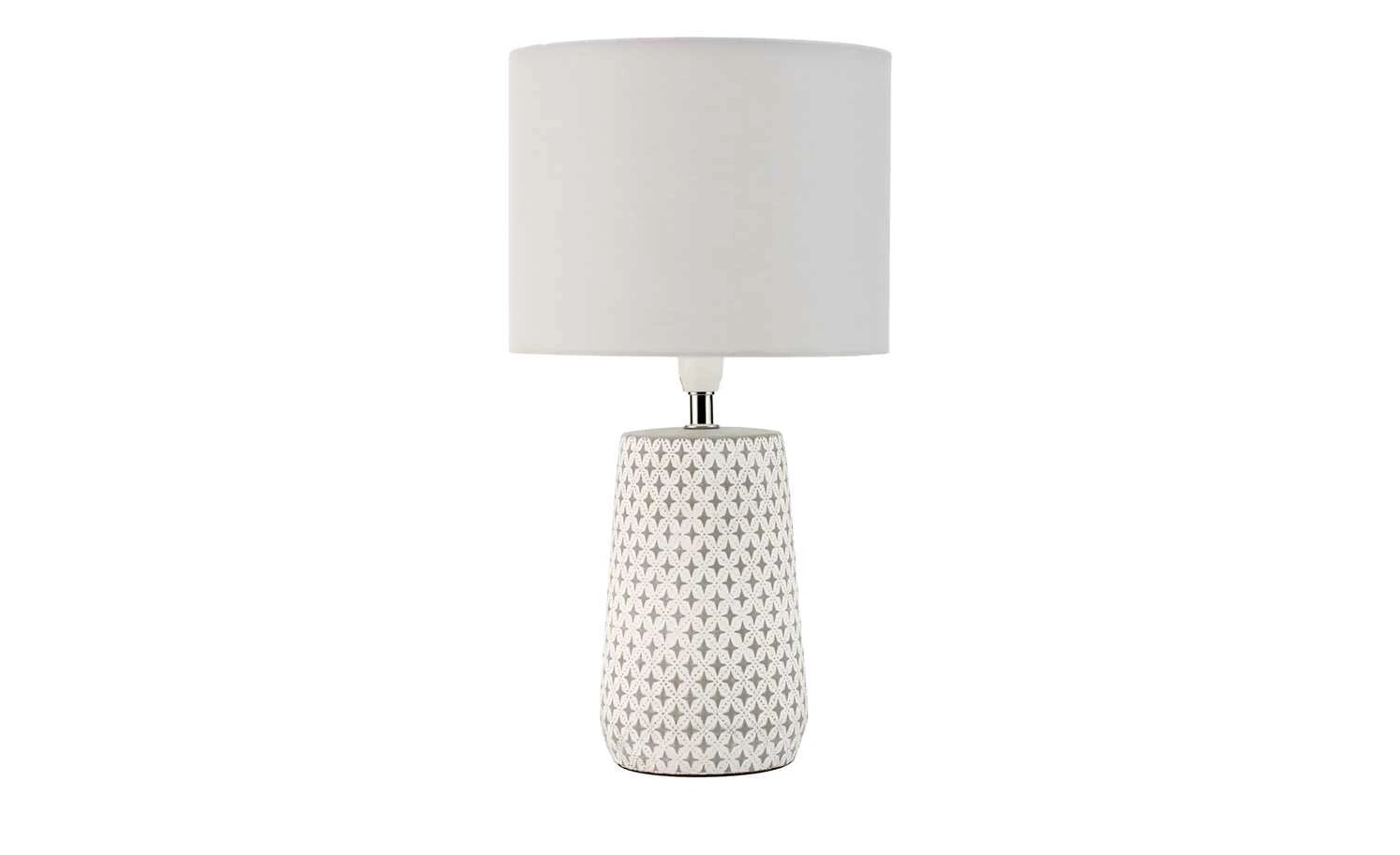 Tischleuchte, 1-flammig, Beton/Stoff 2 Tischleuchte, 1-flammig, Beton/Stoff – Bild 2