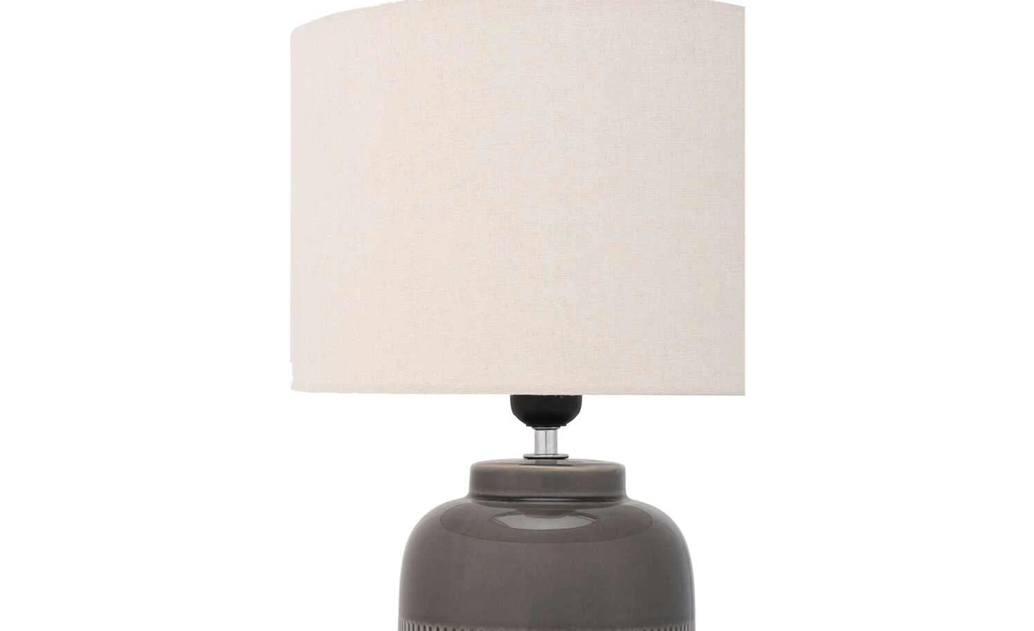 Keramik-Tischleuchte, 1-flammig, grau 6 Keramik-Tischleuchte, 1-flammig, grau – Bild 6