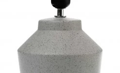 Keramik-Tischleuchte, 1-flammig, hellgrau -Innenleuchten Verkaufsladen 11684113 2 202201121245