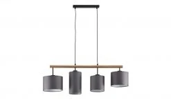 Pendelleuchte, 4-flammig, Stoffschirme grau 8 Pendelleuchte, 4-flammig, Stoffschirme grau -Innenleuchten Verkaufsladen 11684399 1 202002032237