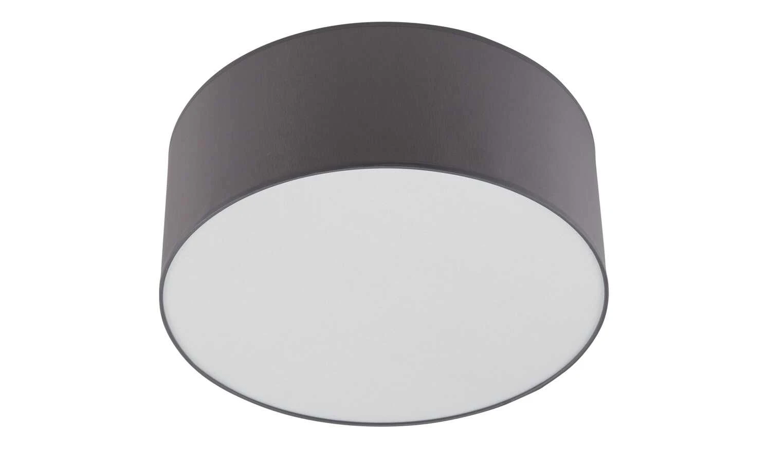 LED-Deckenleuchte, 1-flammig, Stoff grau 2 LED-Deckenleuchte, 1-flammig, Stoff grau – Bild 2