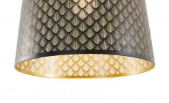 KHG Pendelleuchte, 1-flammig, schwarz/goldfarben -Innenleuchten Verkaufsladen 11684499 3 202003042233