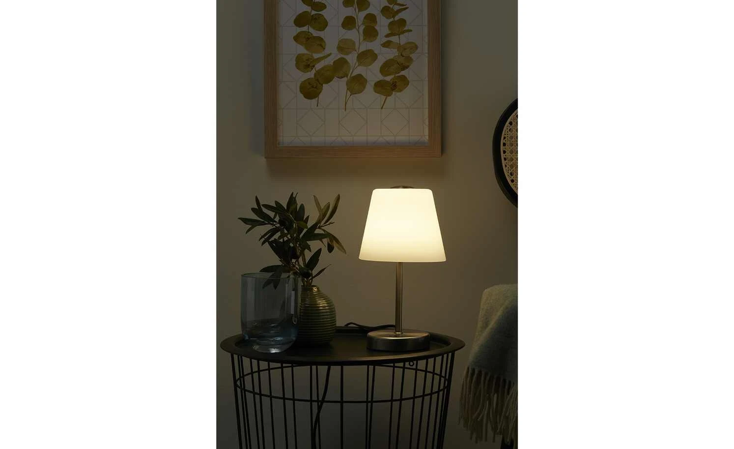 KHG LED-Tischleuchte, 1-flammig, Nickel-matt 2 KHG LED-Tischleuchte, 1-flammig, Nickel-matt – Bild 2