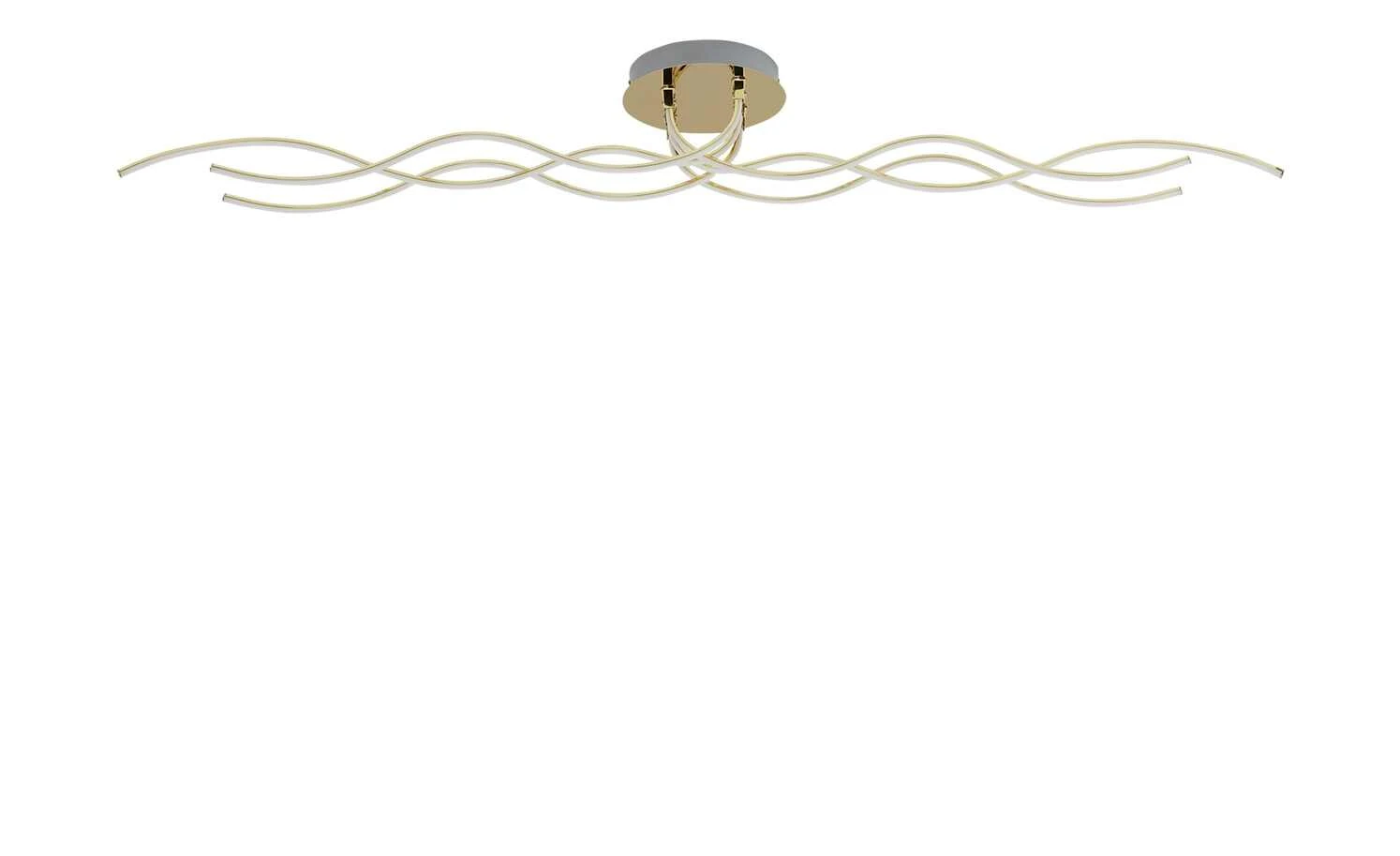 KHG LED-Deckenleuchte, 6-flammig, goldfarben 2 KHG LED-Deckenleuchte, 6-flammig, goldfarben – Bild 2