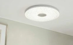 KHG LED-Deckenleuchte, 1-flammig, Kristalloptik