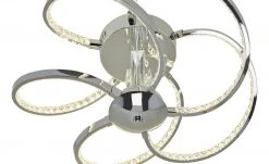 KHG LED-Deckenleuchte, 5-flammig, chrom/ Kristallglas 5 KHG LED-Deckenleuchte, 5-flammig, chrom/ Kristallglas -Innenleuchten Verkaufsladen 11684547 1 202006091055