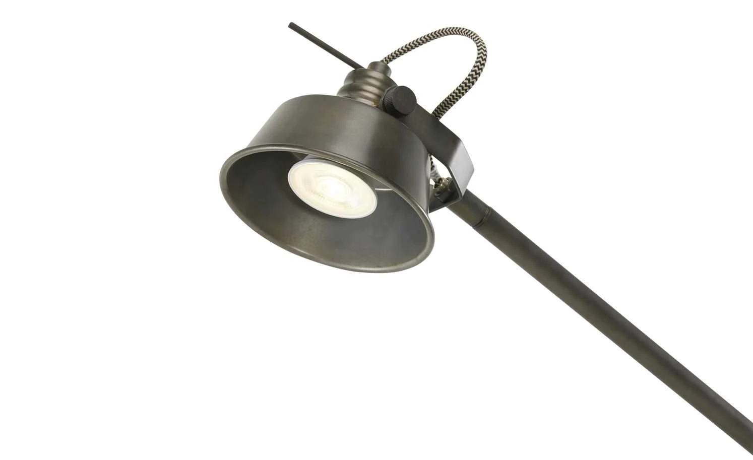 Leseleuchte, 1-flammig, Metall / Holz schwarz 4 Leseleuchte, 1-flammig, Metall / Holz schwarz – Bild 4