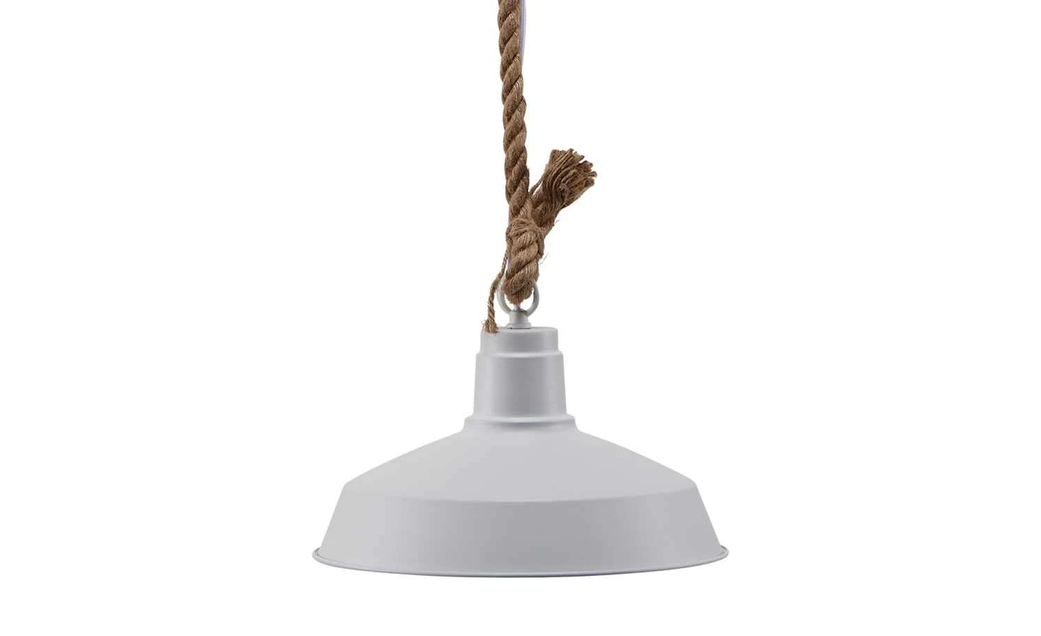 Pendelleuchte, 1-flammig Metall weiß 2 Pendelleuchte, 1-flammig Metall weiß – Bild 2