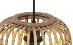 Pendelleuchte, 1-flammig, Holzlamellen -Innenleuchten Verkaufsladen 11684608 9 202106141243