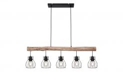 Pendelleuchte, 5-flammig, Holz/ Metall Körbe 11 Pendelleuchte, 5-flammig, Holz/ Metall Körbe -Innenleuchten Verkaufsladen 11684665 6 202202171234