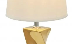 Trio Keramik-Tischleuchte, 1-flammig, goldfarben ´klein´ -Innenleuchten Verkaufsladen 11684756 3 202003112234