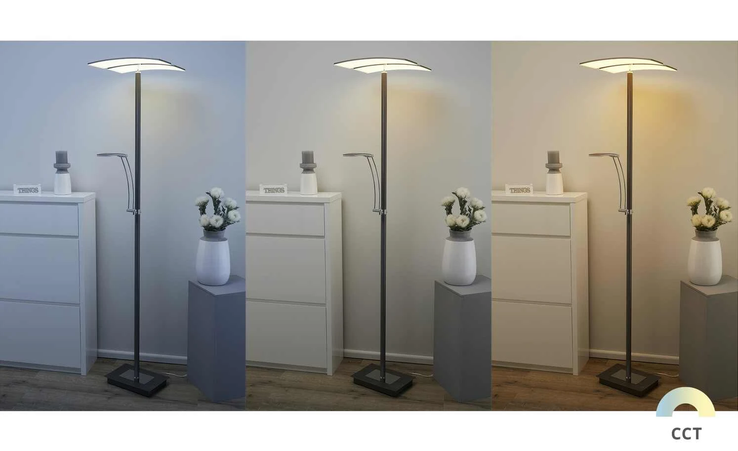 B-Leuchten LED-Deckenfluter, 2-flammig, Anthrazit eloxiert, Kopf schwenkbar 3 B-Leuchten LED-Deckenfluter, 2-flammig, Anthrazit eloxiert, Kopf schwenkbar – Bild 3