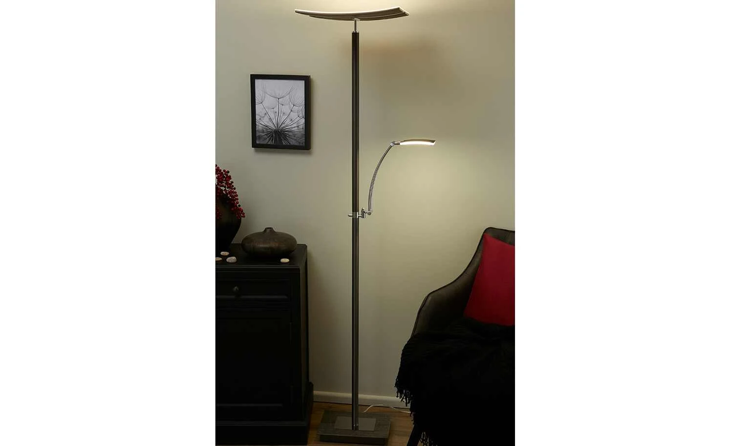 B-Leuchten LED-Deckenfluter, 2-flammig, Anthrazit eloxiert, Kopf schwenkbar 2 B-Leuchten LED-Deckenfluter, 2-flammig, Anthrazit eloxiert, Kopf schwenkbar – Bild 2