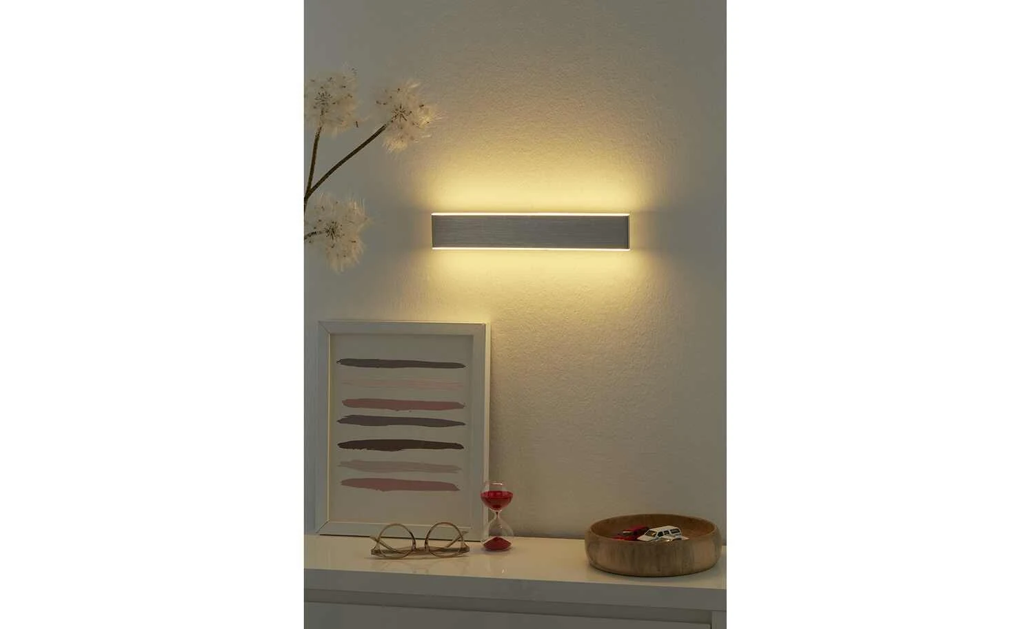 B-Leuchten LED-Wandleuchte, alu matt, up & down | alufarben 1 B-Leuchten LED-Wandleuchte, alu matt, up & down | alufarben