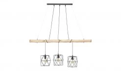 Paul Neuhaus Pendelleuchte, 3-flammig, Holz / Metall Schwarz -Innenleuchten Verkaufsladen 11684864 4 202003042233