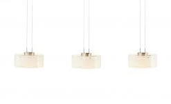 Fischer-Honsel LED-Pendelleuchte, 3-flammig, Nickel matt -Innenleuchten Verkaufsladen 11684908 4 202010241224