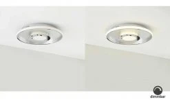 Fischer-Honsel LED-Deckenleuchte, chrom/alu