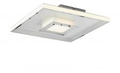 Fischer-Honsel LED-Deckenleuchte, chrom/alu, `Quadrat´ -Innenleuchten Verkaufsladen 11684919 1 202101082255