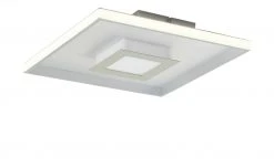 Fischer-Honsel LED-Deckenleuchte, chrom/alu, `Quadrat´ -Innenleuchten Verkaufsladen 11684919 3 202101082255