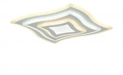 Fischer-Honsel LED-Deckenleuchte weiß ´quadratisch geschwungen` -Innenleuchten Verkaufsladen 11684926 9 202109231234